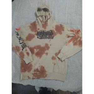 Naruto Rie Dye Mens Hoodie Small Comfy Neutral